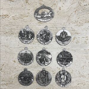 10 Vintage pewter ornaments | Country magazine Season’s Greetings